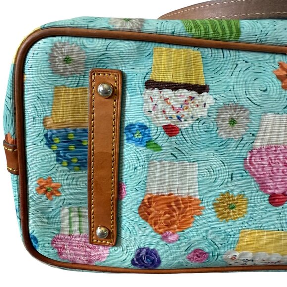 Dooney & Bourke Cupcakes Tote Blue - Picture 9 of 12